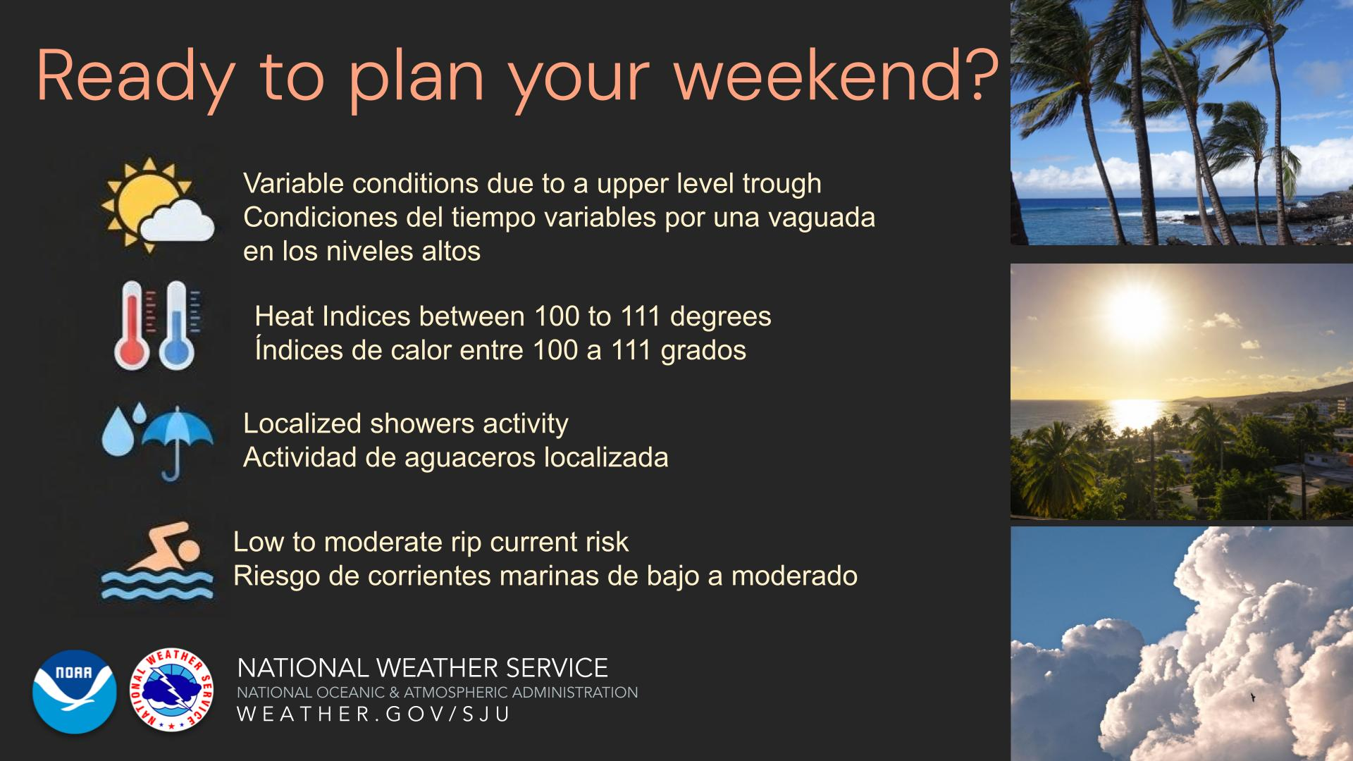 Weekend outlook
